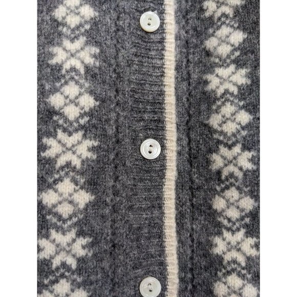 Vintage Chelsea Campbell Lambswool Knit Cardigan Women's Size Small - Picture 7 of 7